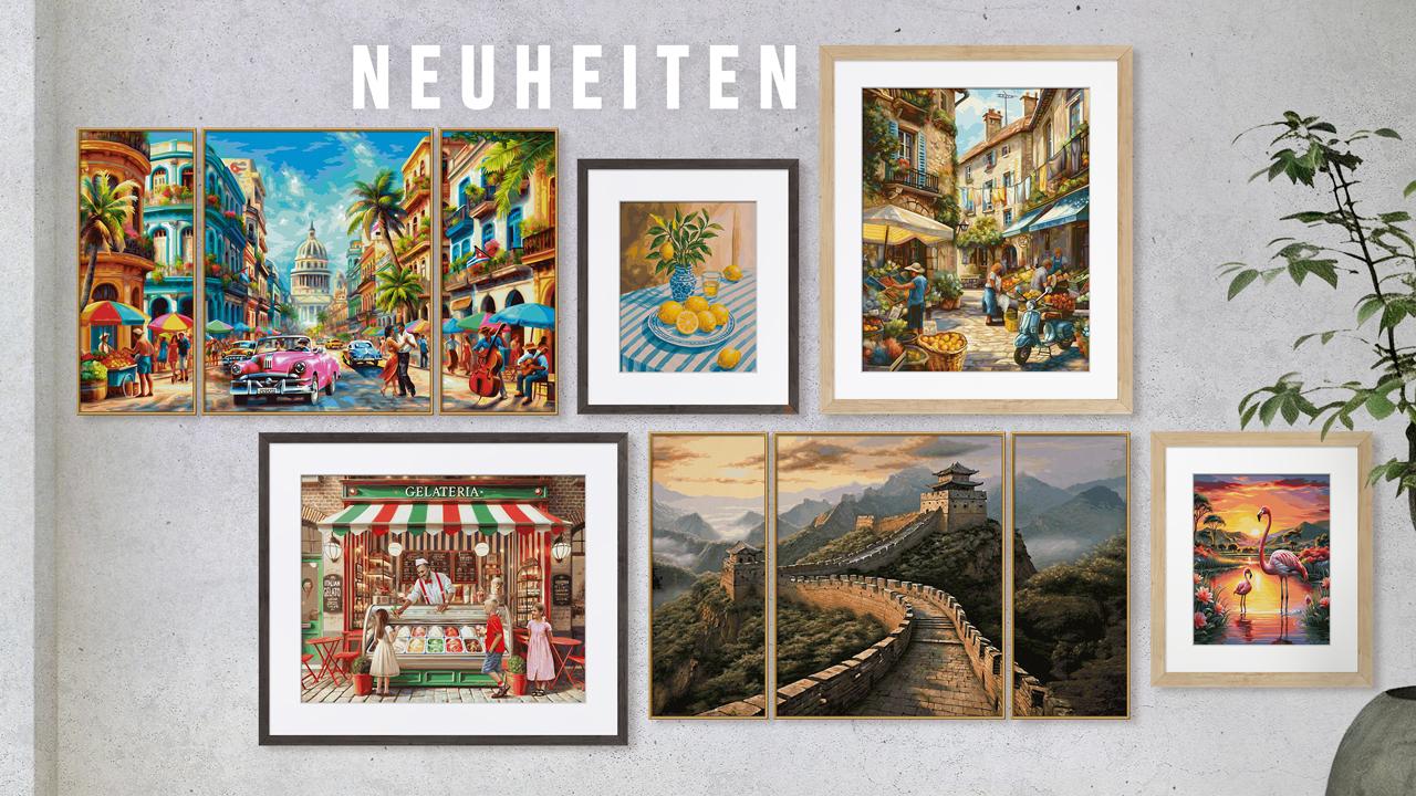 Malen nach Zahlen Motive von Schipper – Neue Kollektion